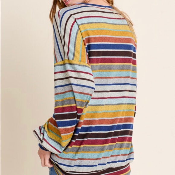 Multi-Strip Top - Picture 3 of 7